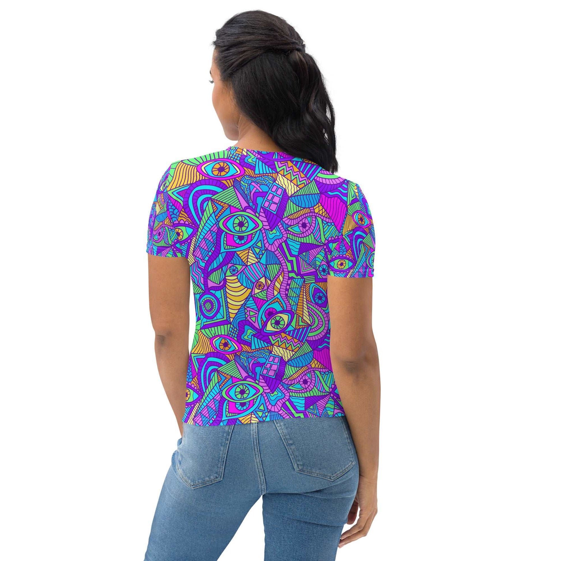 Camiseta de mujer Ojos Psicodélicos