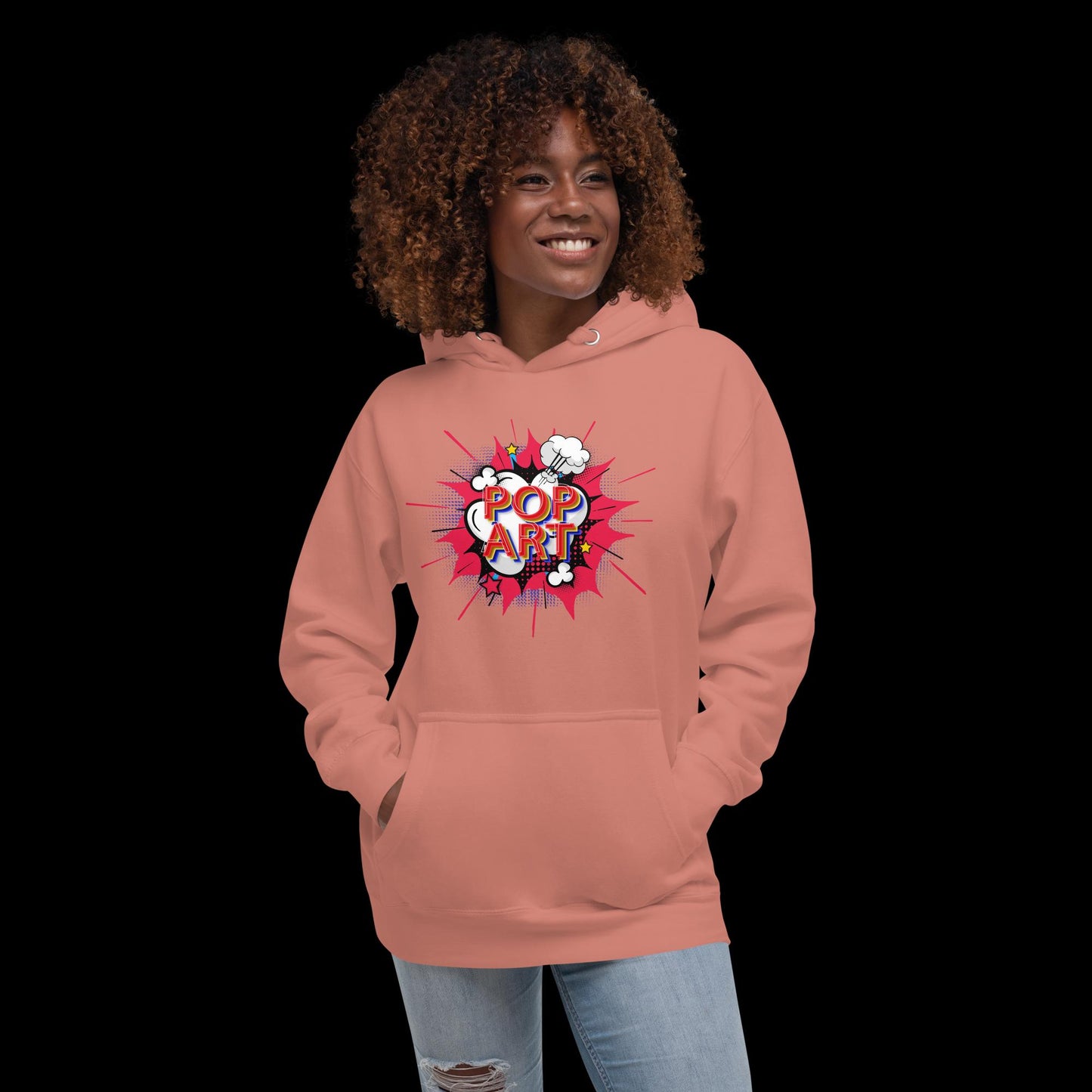 Sudadera con capucha unisex Pop Art