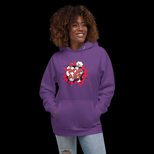 Sudadera con capucha unisex Pop Art